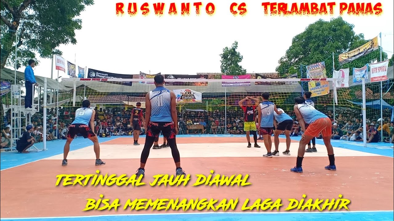 Ruswanto terlambat PANAS | tertinggal jauh diawal bisa menang di akhir
