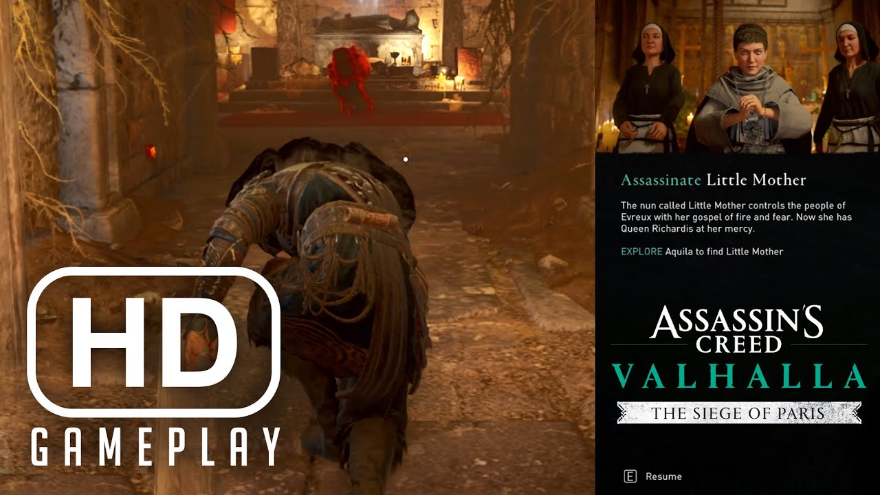 Assassinate Little Mother (Black Box Mission) - Assassins's Creed Valhalla The Siege of Paris