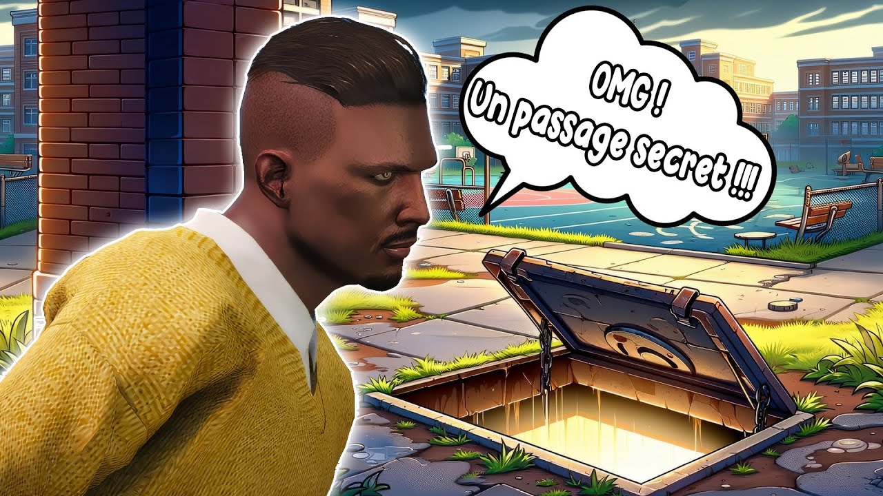 GTA V SCHOOL RP #6 ! (je trouve un passage secret a l'école!!!)