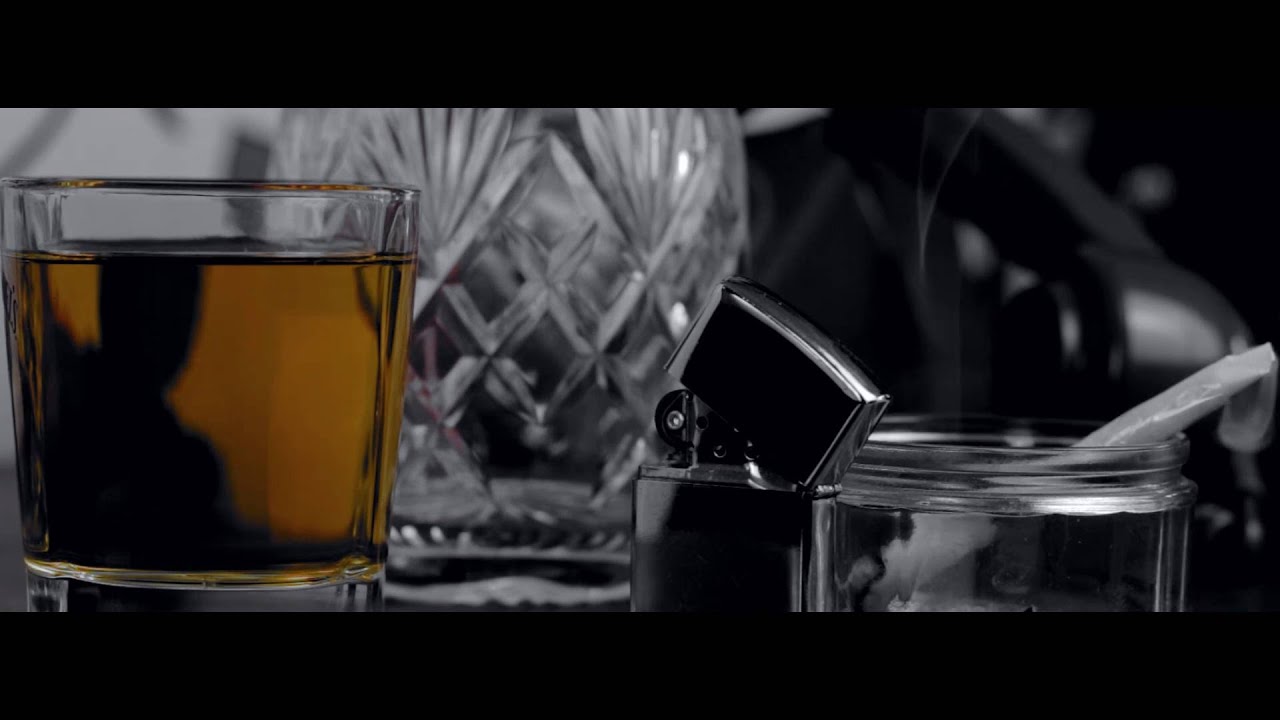 Noir graded test footage (through the broken lens short film promo)