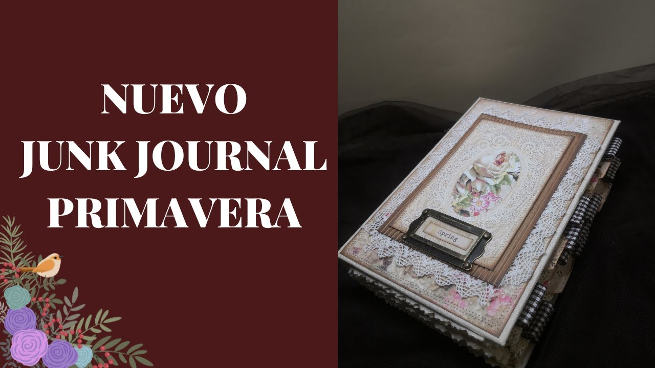 #ETSY JUNK JOURNAL PRIMAVERA