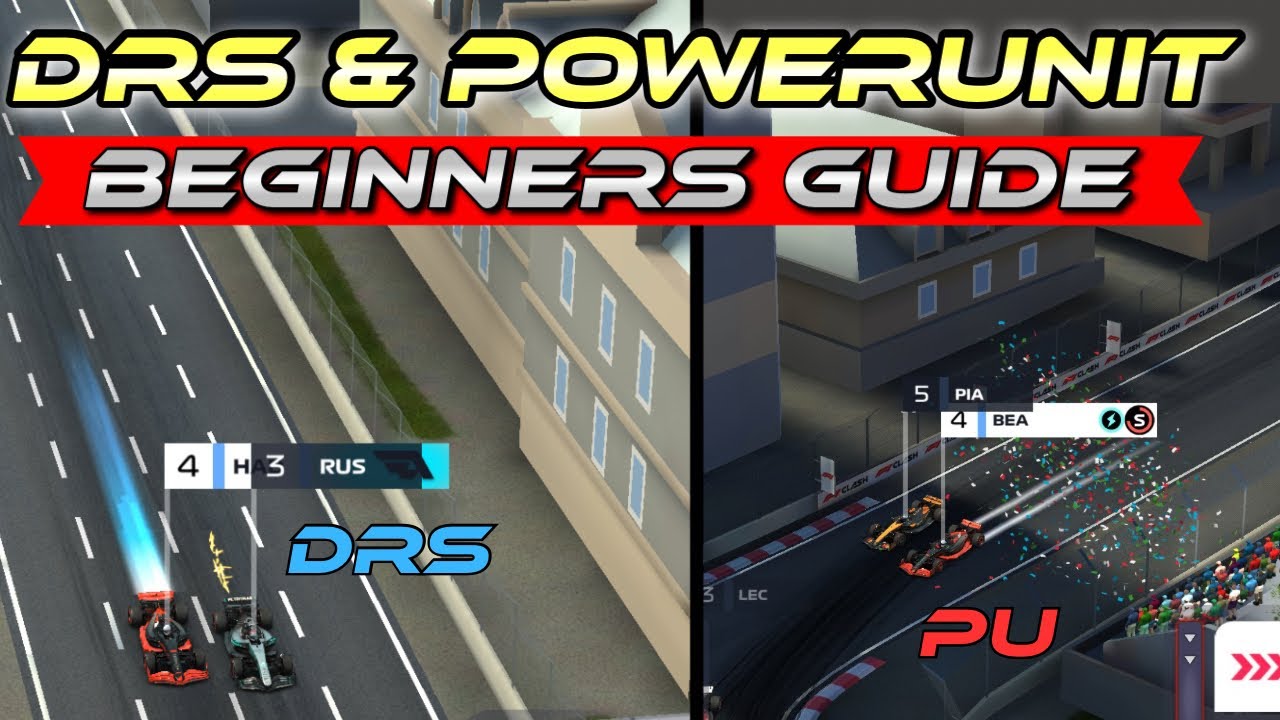Как использовать DRS и Power-Unit в F1 Clash 2025