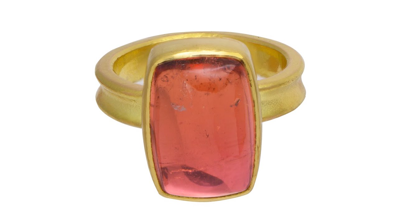 How to Bezel Set a Rectangular Cabochon Gemstone with a Curved Bottom