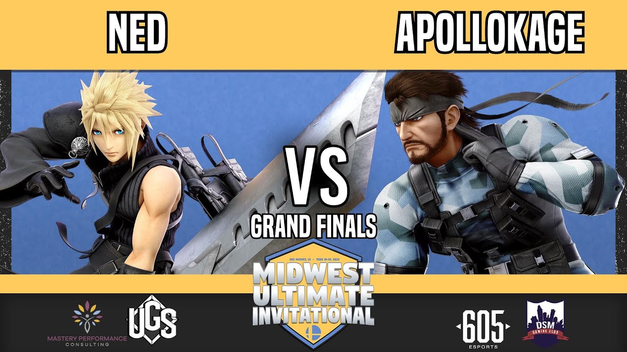 Midwest Ultimate Invitational - Grand Finals - Ned(Cloud) Vs. ApolloKage(Snake)