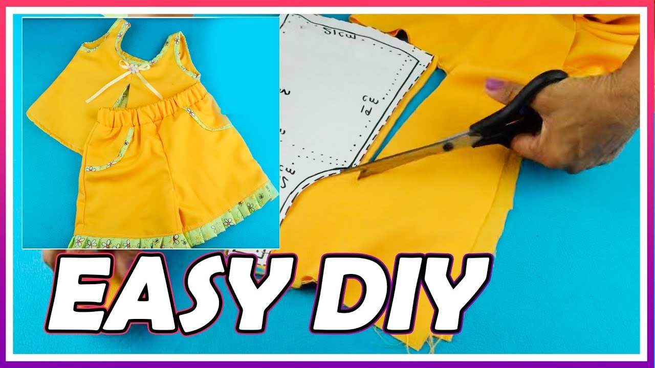 ESPECTACULAR Conjunto para niñas fácil de hacer  diy Crafts