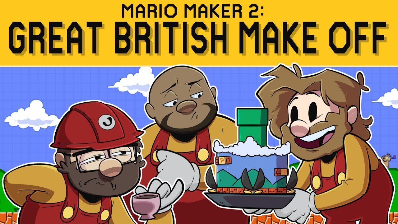 Super Mario Maker 2 Great British Make Off Bowser's Crock Pot | Super Beard Bros