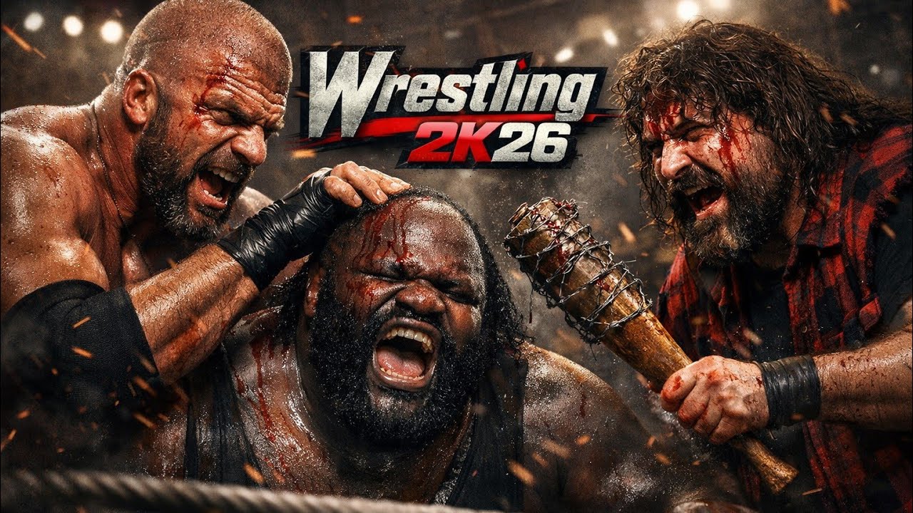 Triple H vs Mark Henry vs Mick Foley – Ultimate Triple Threat Showdown | WWE 2K25 Gameplay