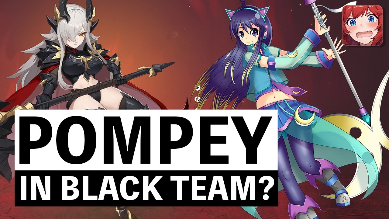 Advanced theorycrafting about using Pompey in a CC heavy black team #ドラベル  #dragontraveler  #vtuber