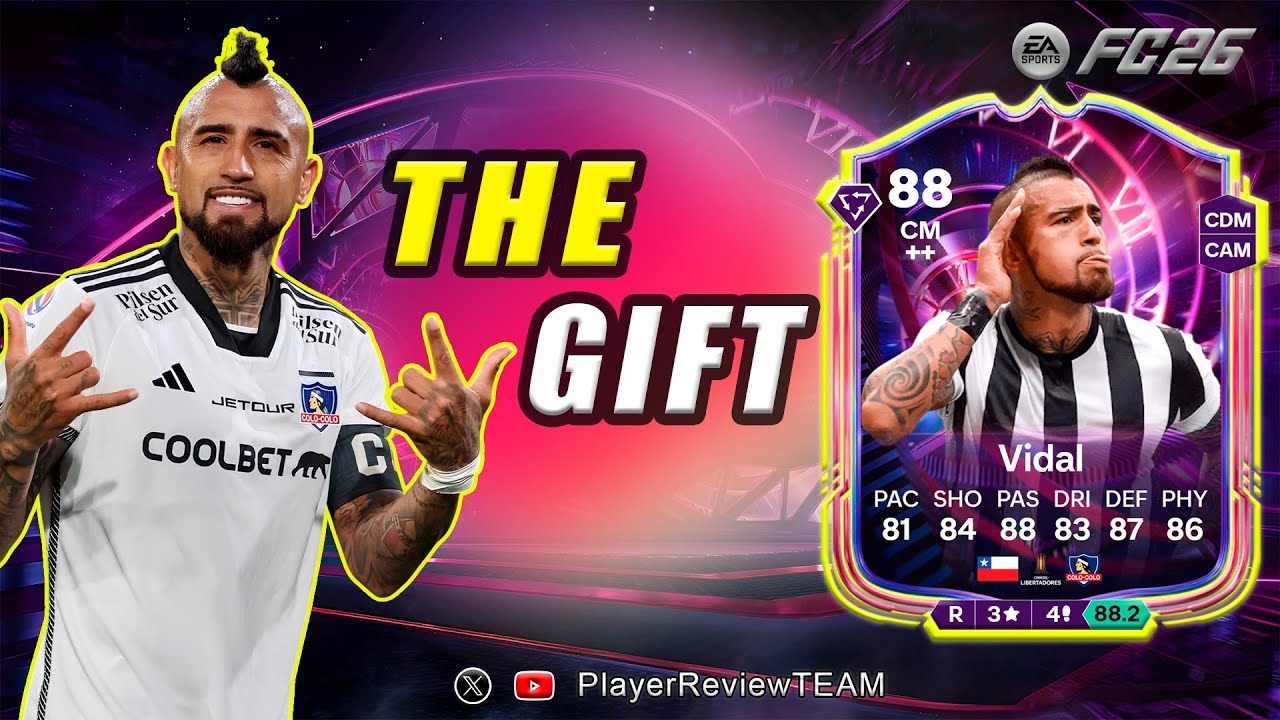 3⭐4⭐ Артуро Видаль 88 Time Warp SBC | Обзор игрока FC 26