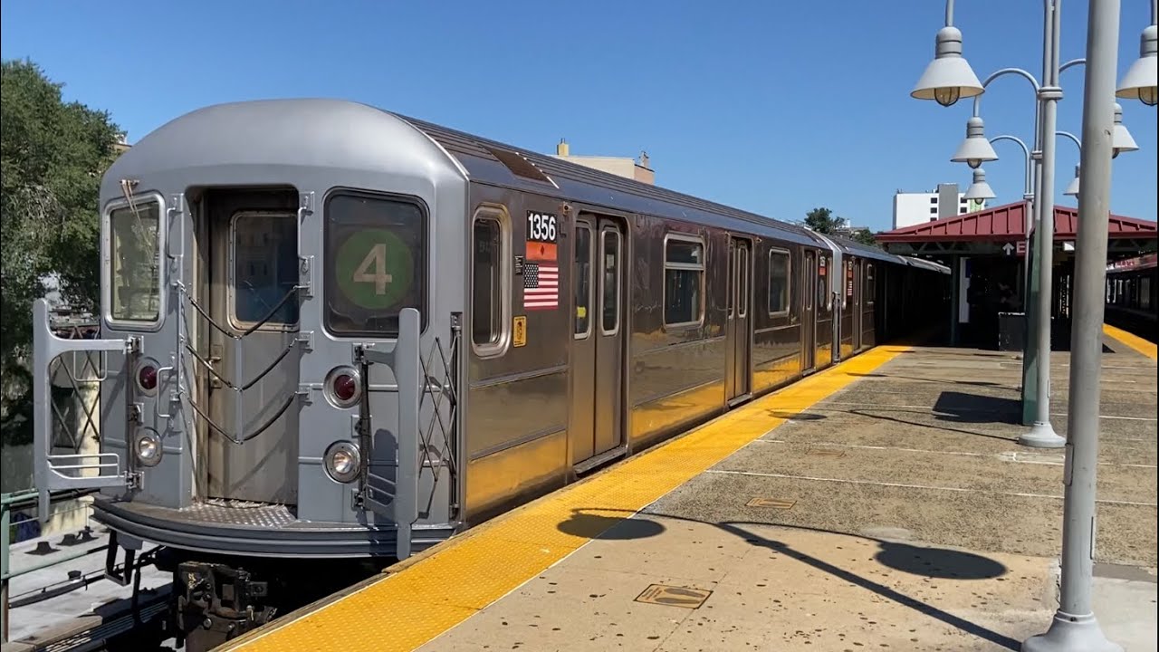 IRT Jerome Ave Line: (4) Trains with (4) Shuttle Train Action @ Burnside Avenue (R62, R142, R142A)