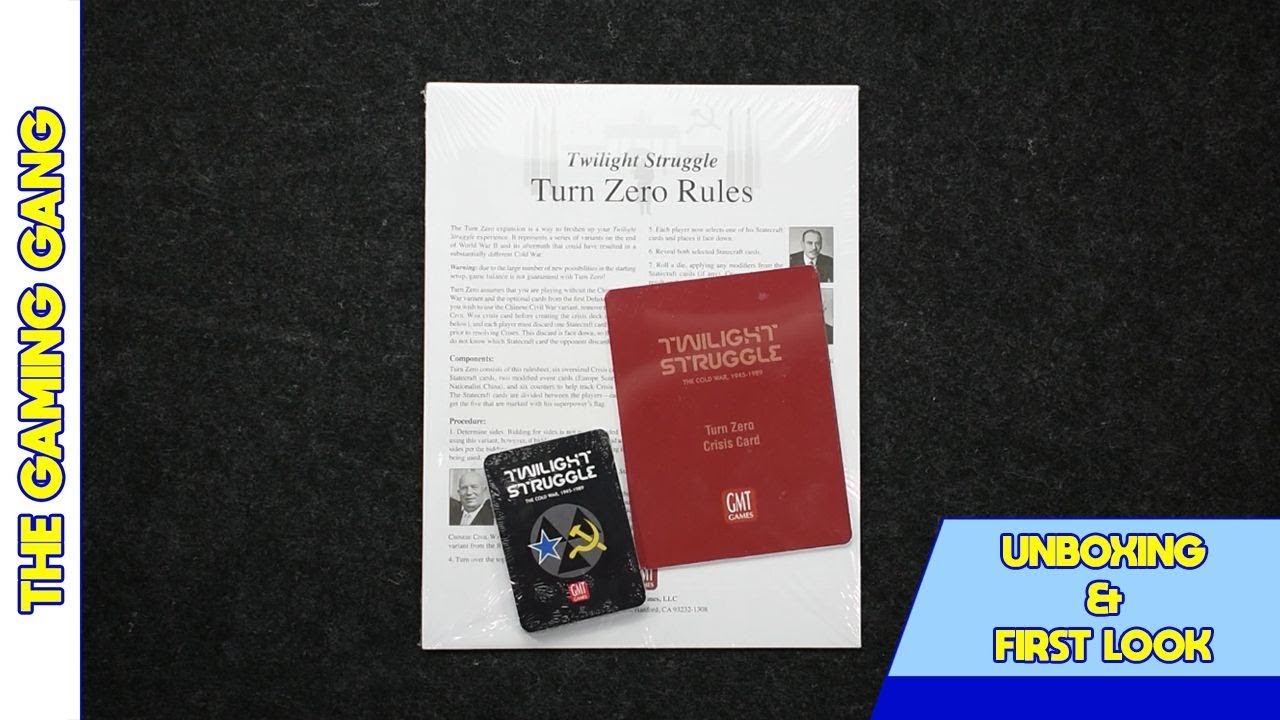 Twilight Struggle: Turn Zero Expansion - First Look