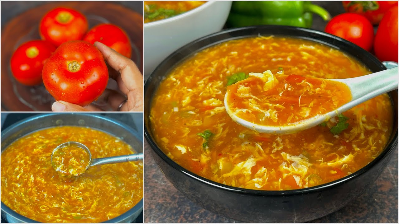 ৫ মিনিটে গরম গরম ধোয়া ওঠা টক-ঝাল-মিষ্টি টমেটো সুপ একবার খেলে স‍্বাদ জীবনেও ভুলবেন না⁉️Tomato Soup