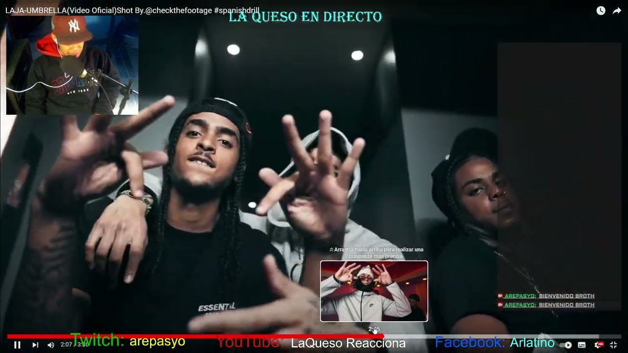 La Queso Reacciona a LAJA-UMBRELLA(Video Oficial)Shot By.@checkthefootage #spanishdrill