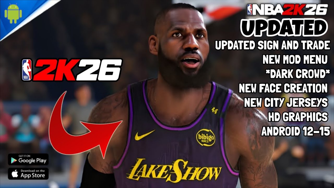 UPDATED NBA2K20-2K26 | LAKERS vs RAPTORS | UPDATED SIGN AND TRADE | DARK CROWD | NEW FACE CREATION |