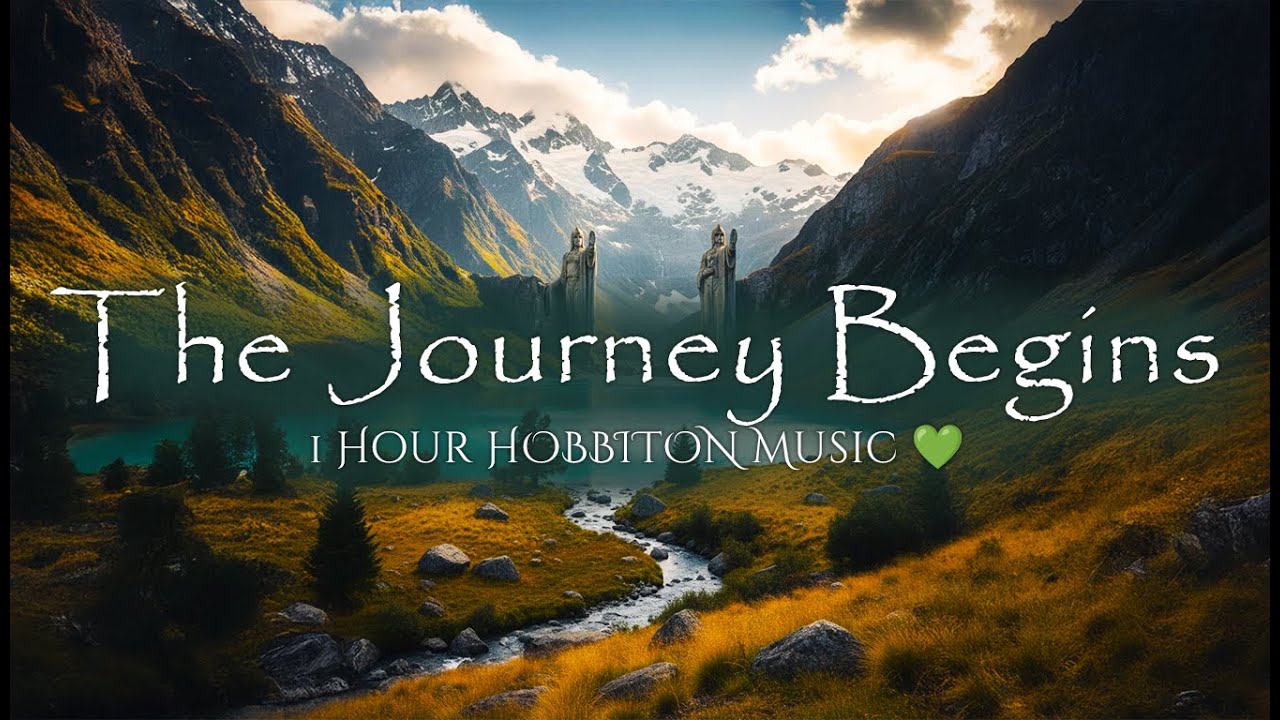 The Journey Begins: Peaceful Ambience to Epic Orchestra | 1 Hour Hobbiton Music 💚
