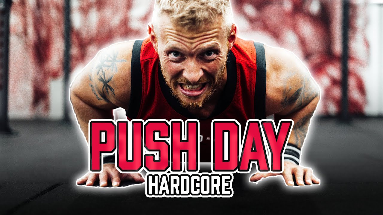 Hardcore PUSH DAY für Zuhause | Muskelaufbau mit dem eigenen Körpergewicht (Bodyweight Home Workout)