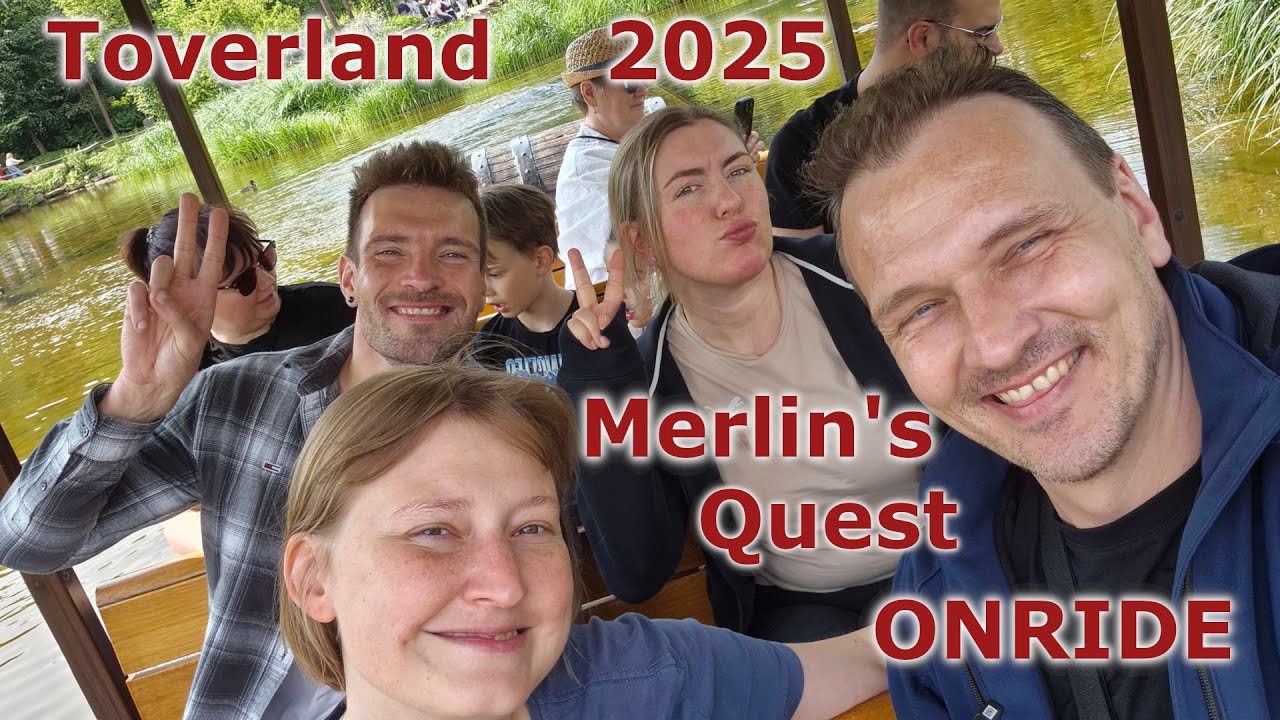 Toverland 2025 - Merlin's Quest Bootstour [ONRIDE]