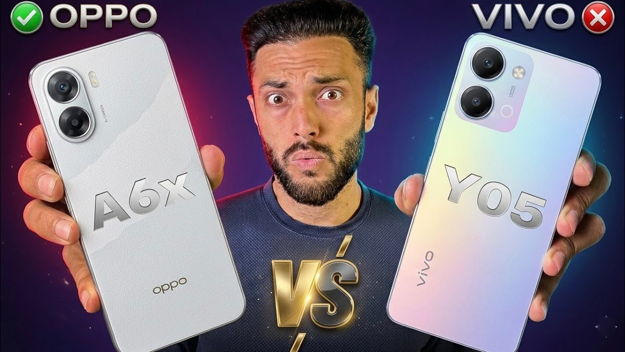 OPPO A6x Vs Vivo Y05 Full Comparison | Avoid Big Mistake!