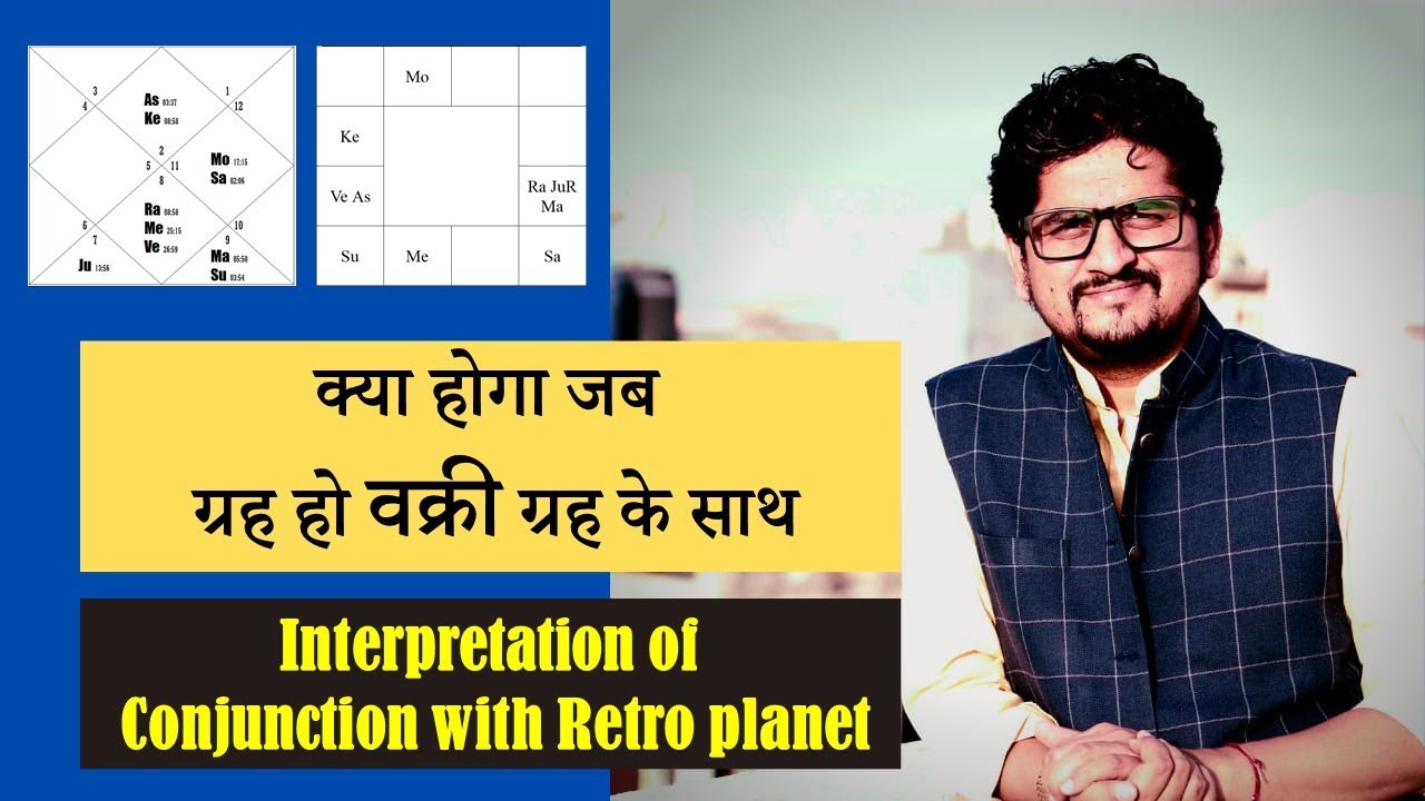 वक्री ग्रह से युति का फलित | Retrograde Planets in conjunction | वक्री ग्रह का फलित