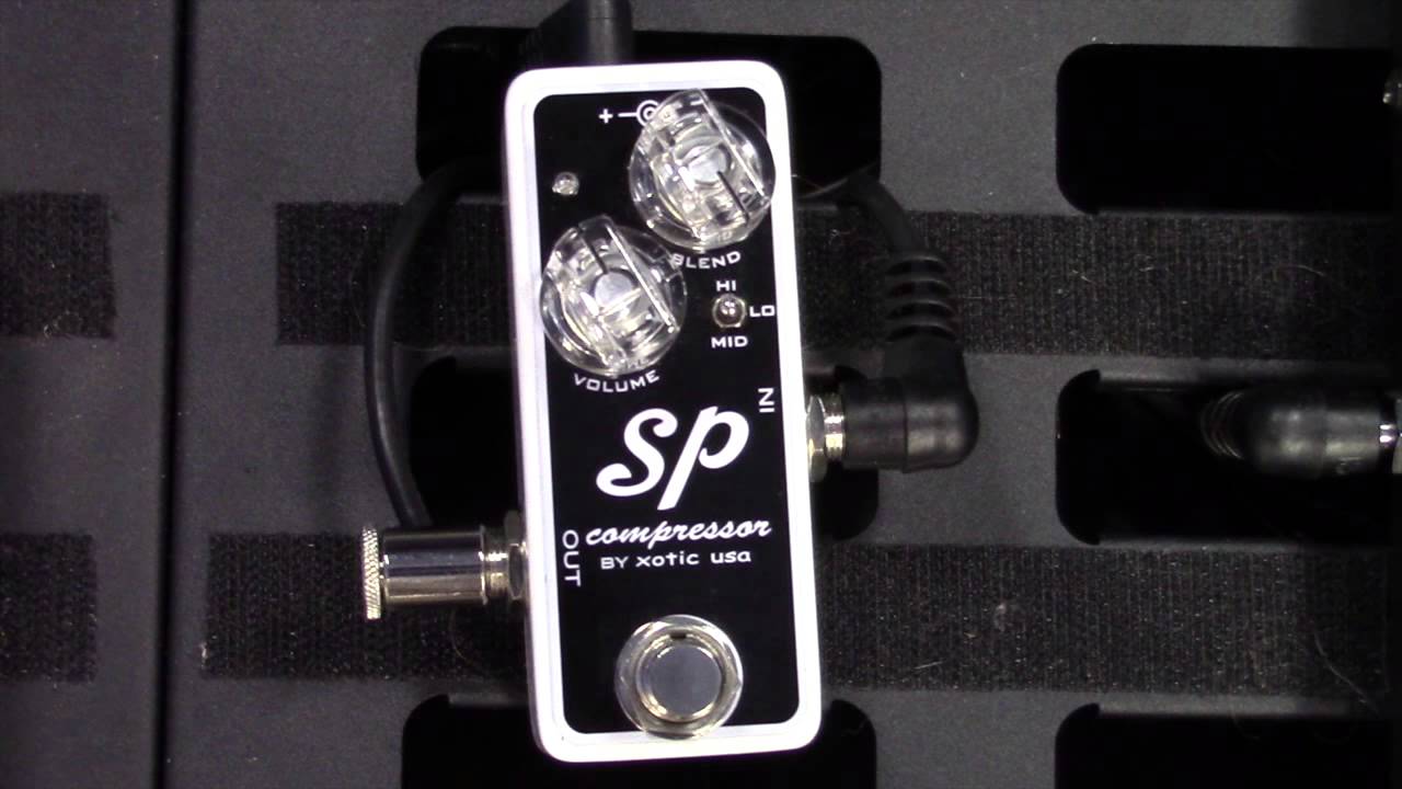 Exotic Effects Sp Compressor Demo and Tutorial