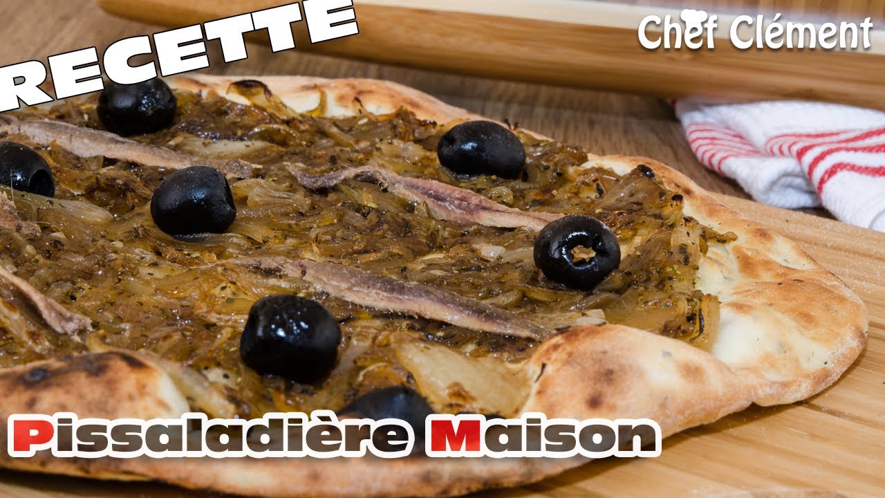 Recette Pizza : PISSALADIÈRE maison (Avec Pâte Express 30 minutes) - Chef Clément