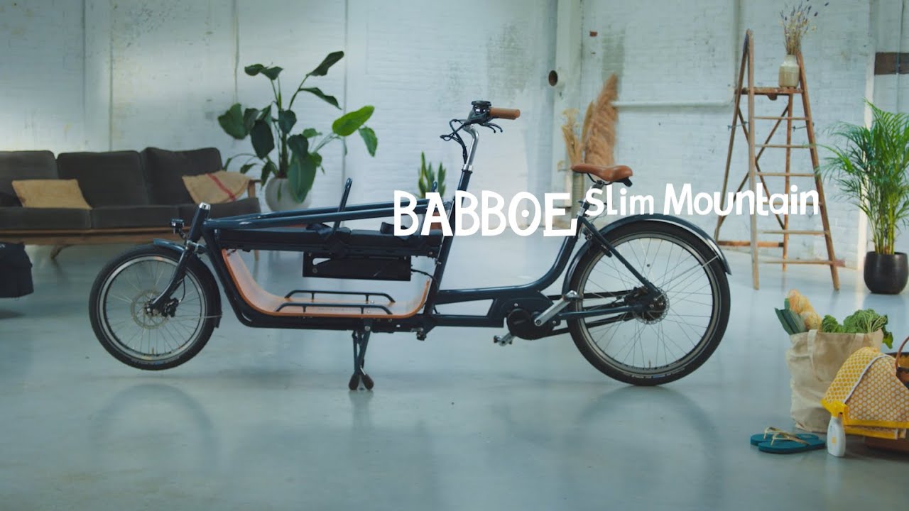 Babboe Slim - smalle familiefiets voor lange afstanden