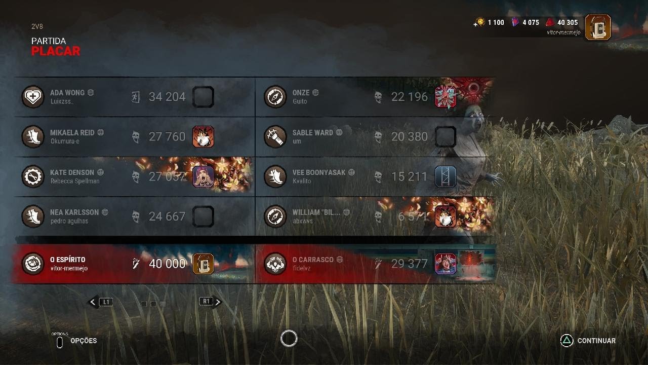 Spirit X Cabeça de pirâmide no 2v8 (￼Dead by Daylight)