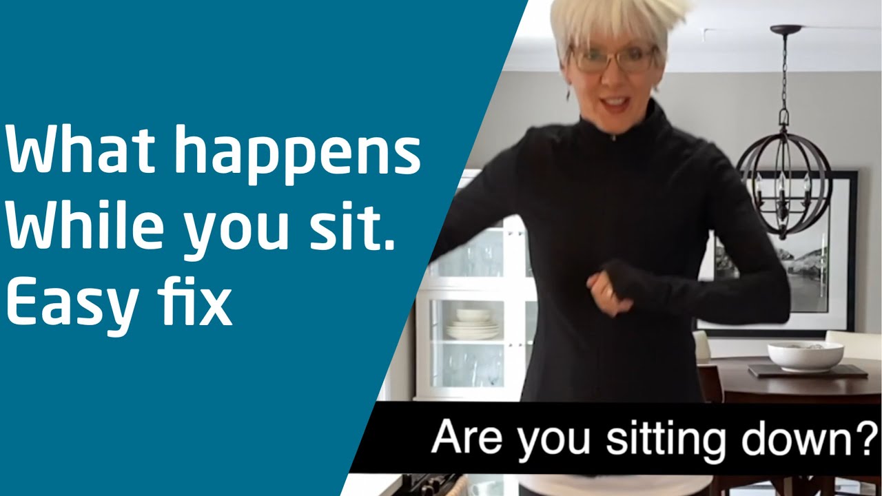 What happens while you sit?  Easy Fix!