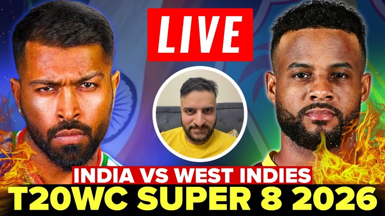 India Vs WI T20 World Cup Super 8 Match Ali Jatt Live Punjabi Commentary/