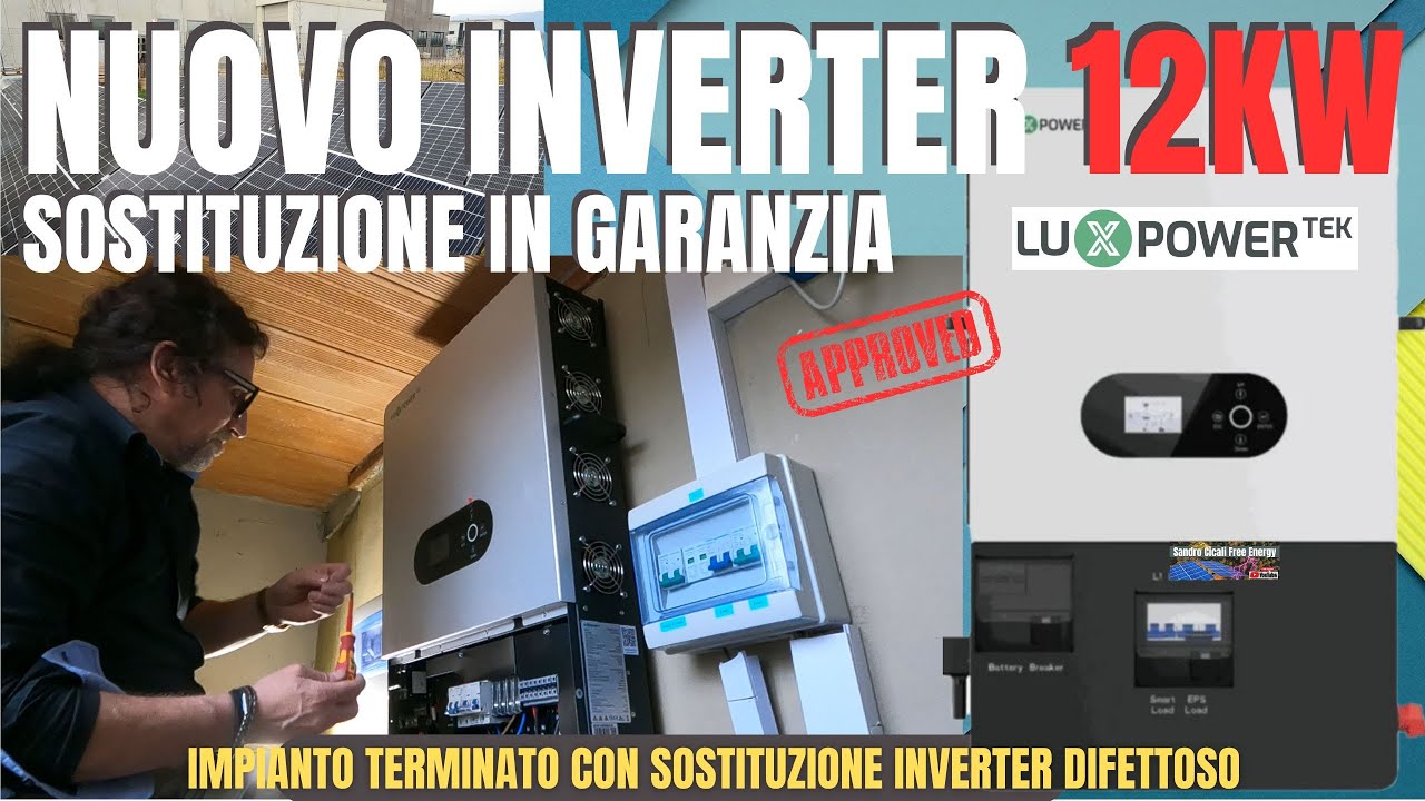 ​⚡​NUOVO INVERTER LUX POWER 12KW⚡Installazione✔️Programmazione🔋OFF GRID​​✔️