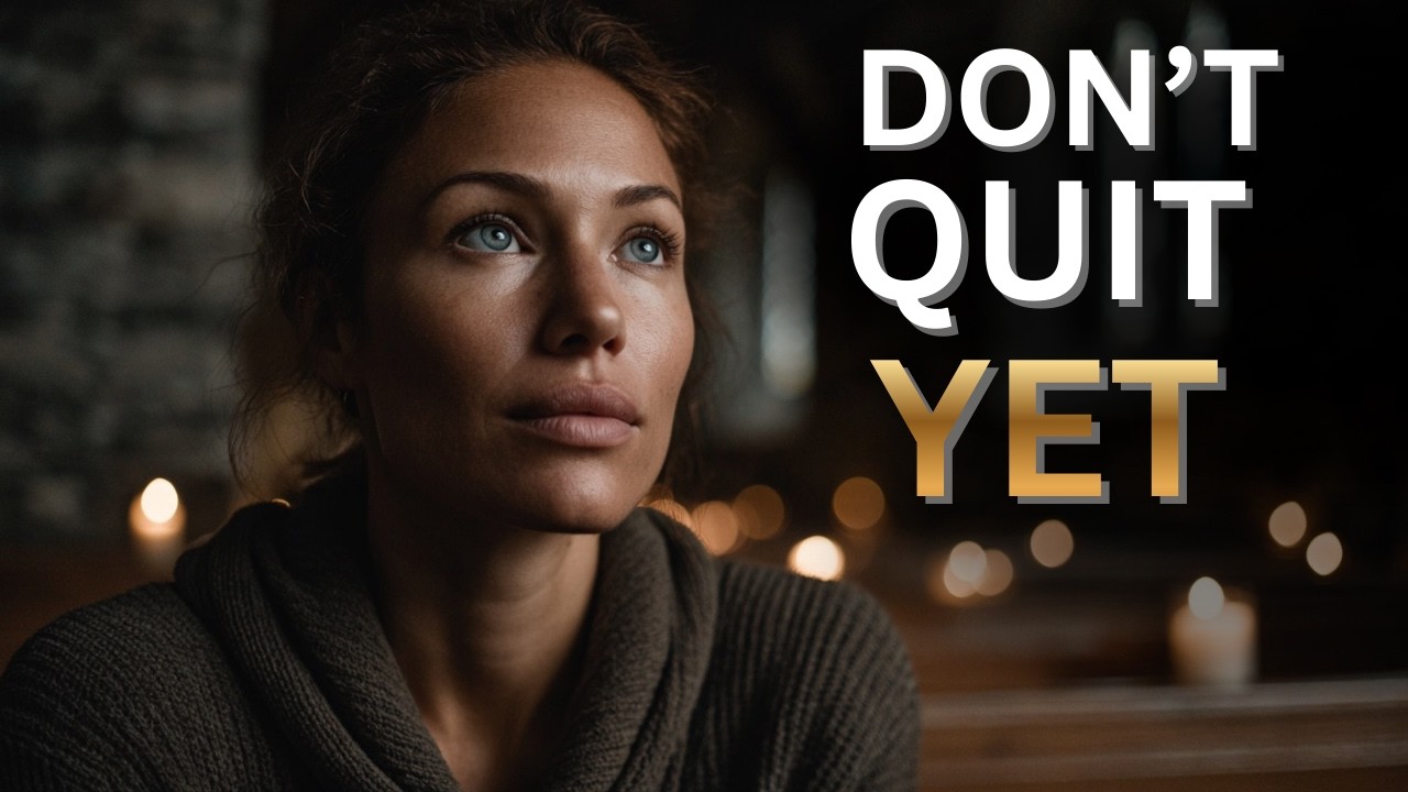 BEFORE YOU QUIT — YOU Need To HEAR This