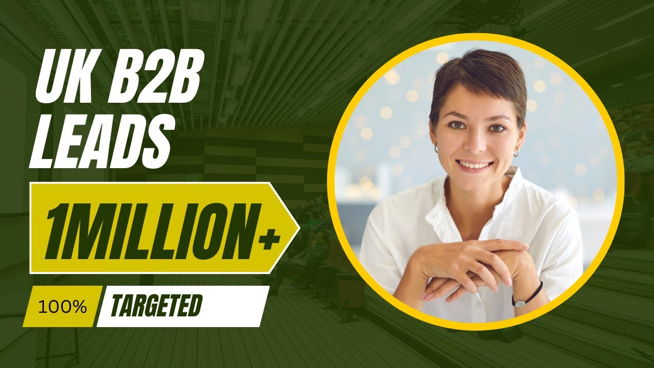 How to get the best UK business email list database: UK B2B leads