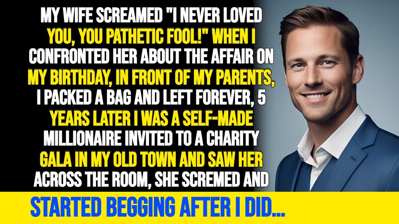 MY WIFE DISRESPECTED ME IN FRONT OF EVERYONE AT BIRTHDAY, SO I VANISHED AND CAME BACK AS MILLIONAIRE