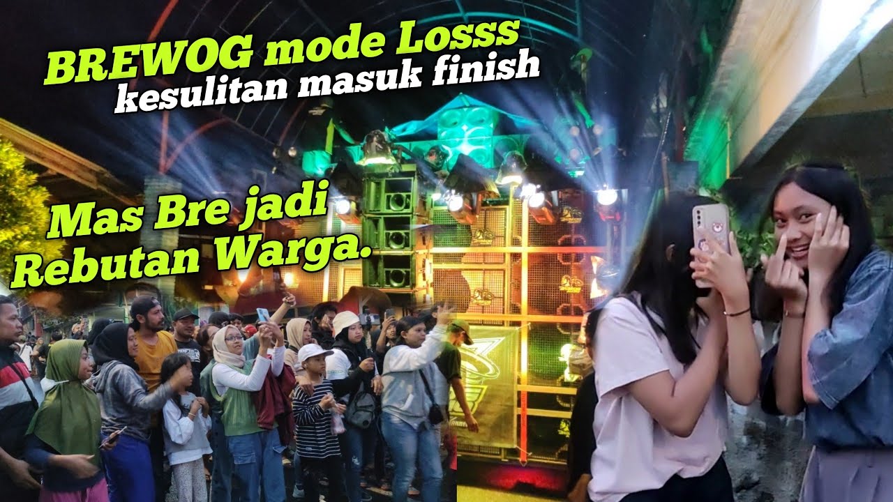Sound Horee BREWOG kesulitan masuk Finish, memed mode loss di kampung sempit