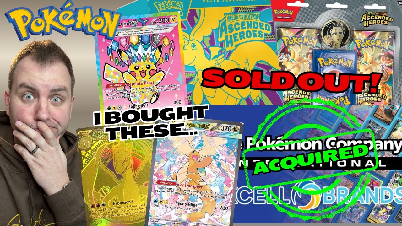 Ascended Heroes ETBs SOLD OUT! Pokémon Acquires Distribution & Market Chaos!