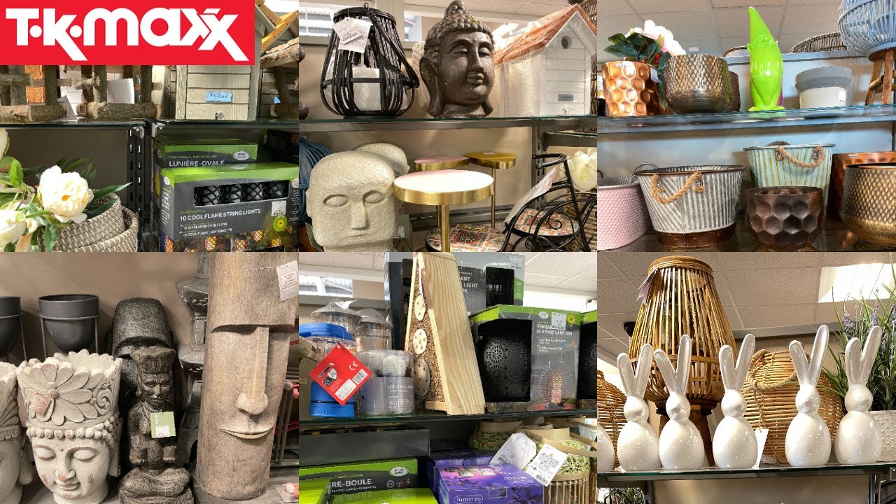 TK MAXX GARDEN DECOR NEW COLLECTION WITH PRICE MARCH 2022 | TK MAXX SHOPPING HAUL | TRAVELANDSHOP