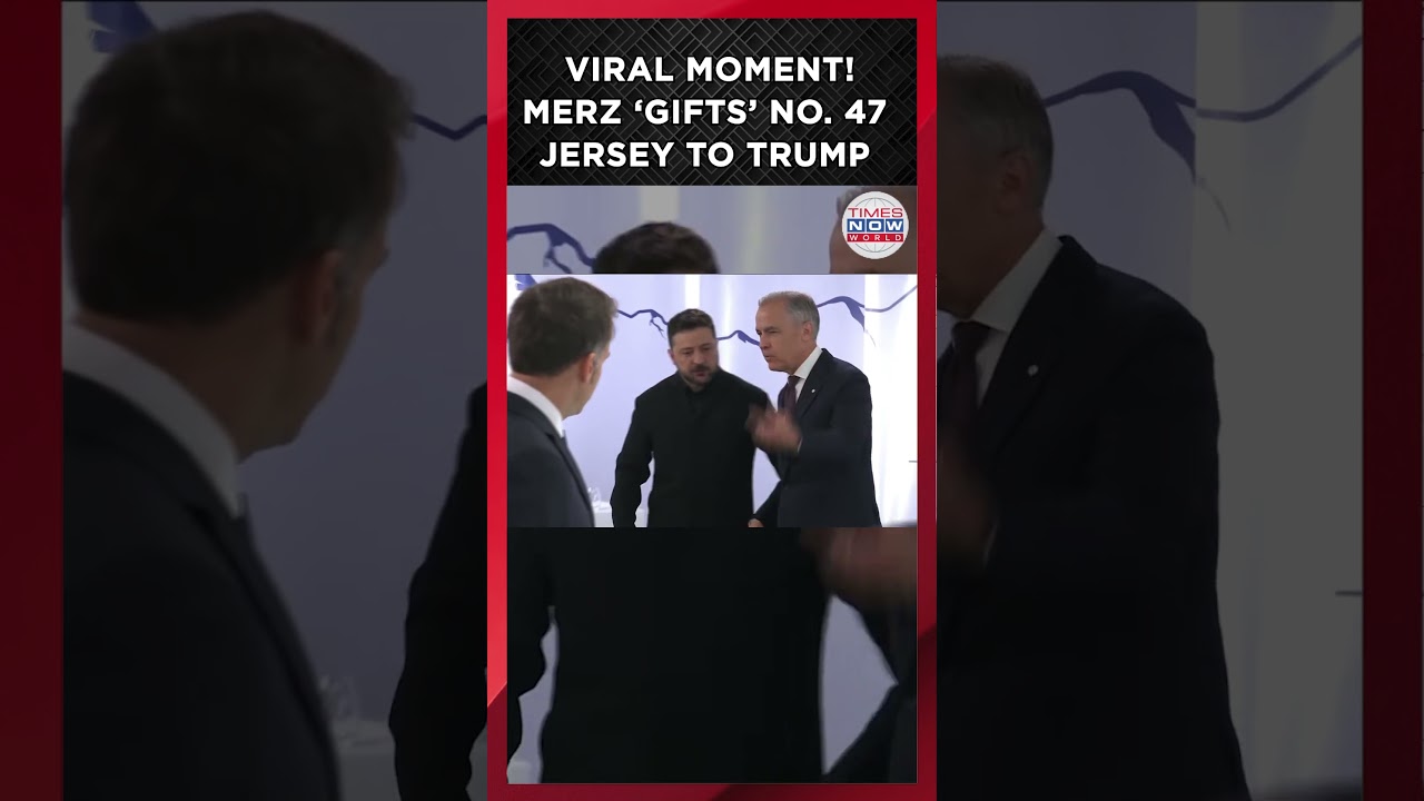 WATCH: Merz Gifts Trump A ;custom made' 