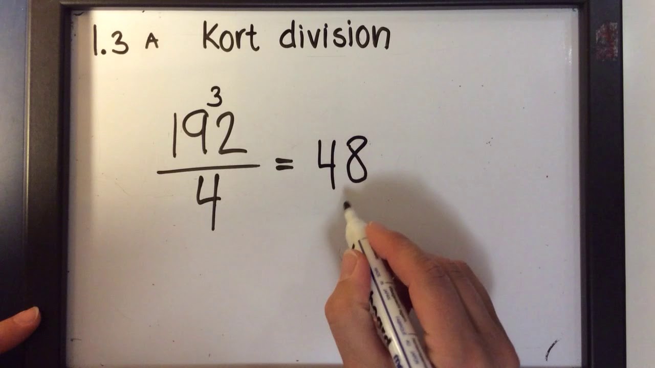 Åk 5    1.3 A. Kort division