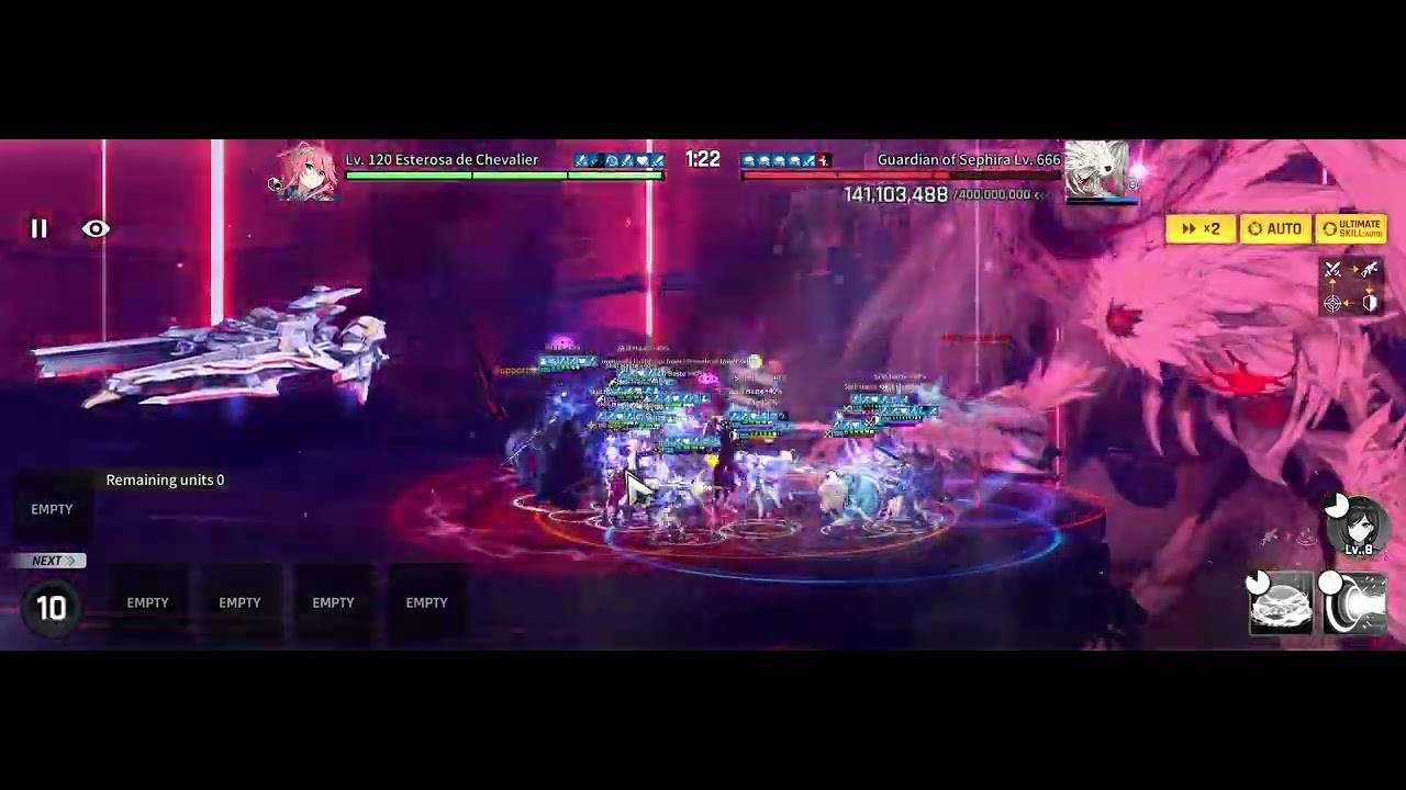 [CounterSide : Global] Sephira Stability 0:41 Clear (LV5 buff)