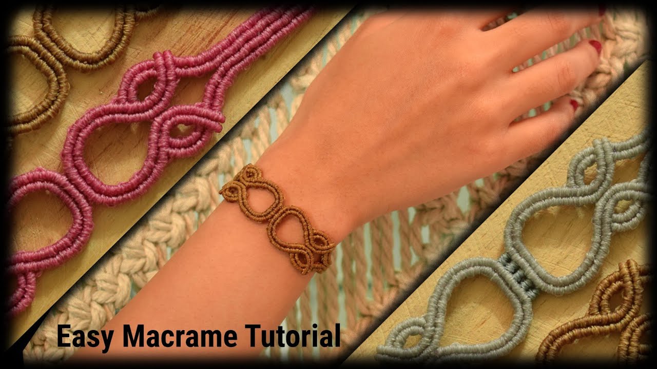Macrame Tutorial | Easy and Fast Macrame Bracelet Tutorial for Beginners | DIY  Macrame Bracelet