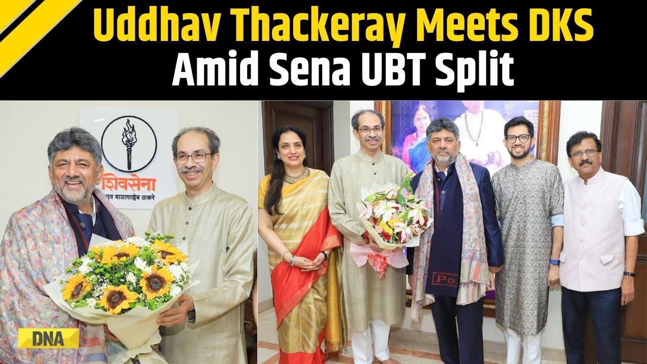 Maharshtra News: DK Shivakumar, Uddhav Thackeray Meet At Matoshree Amid Sena UBT Rebellion Buzz