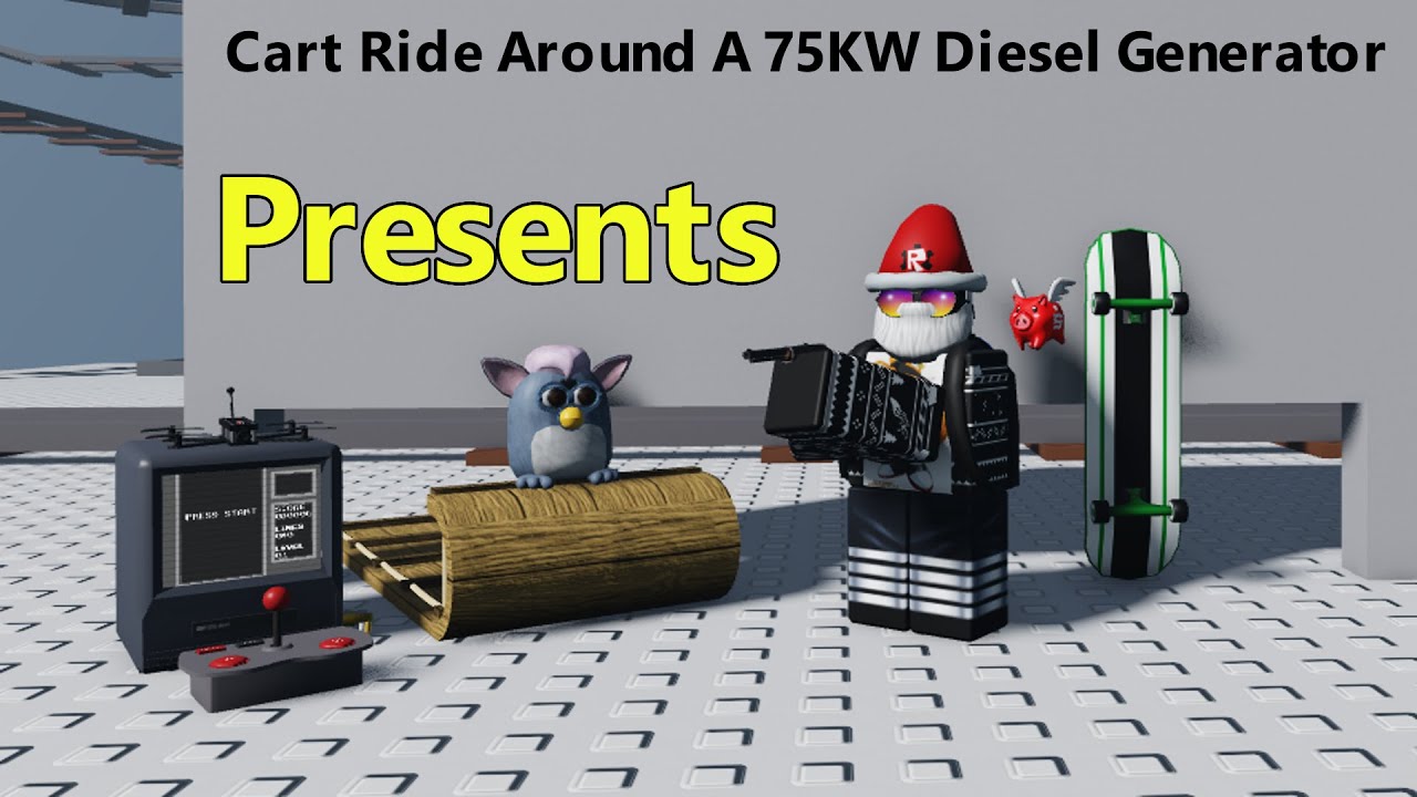 ALL PRESENTS 2025 - Cart Ride Around A 75KW Diesel Generator