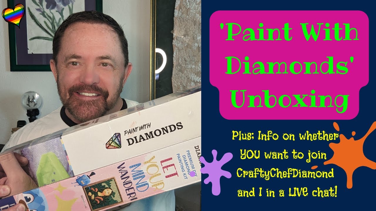 Unboxing from Paint With Diamonds - Let's check it out! - #diamondpainting #DisneyPaintWFriends