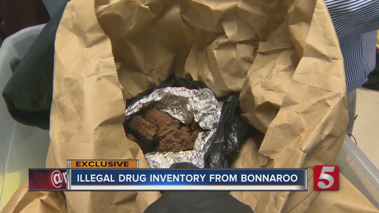Police Take Inventory Of Drugs Seized At Bonnaroo