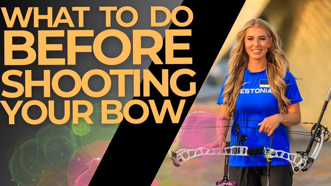 What To Do BEFORE shooting your bow | George Ryals