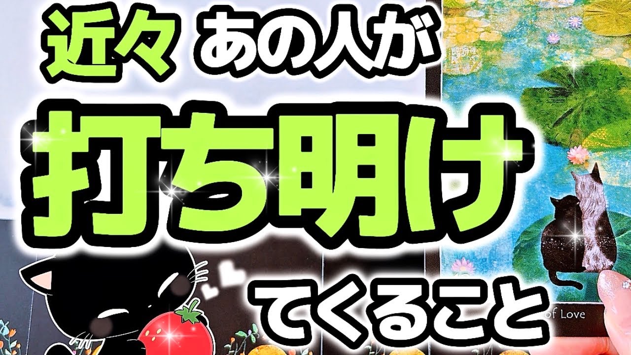 【衝撃の連続💥】あの人がこれから打ち明けてくること🌳🍎今後のお2人はどうなる？【辛口あり】