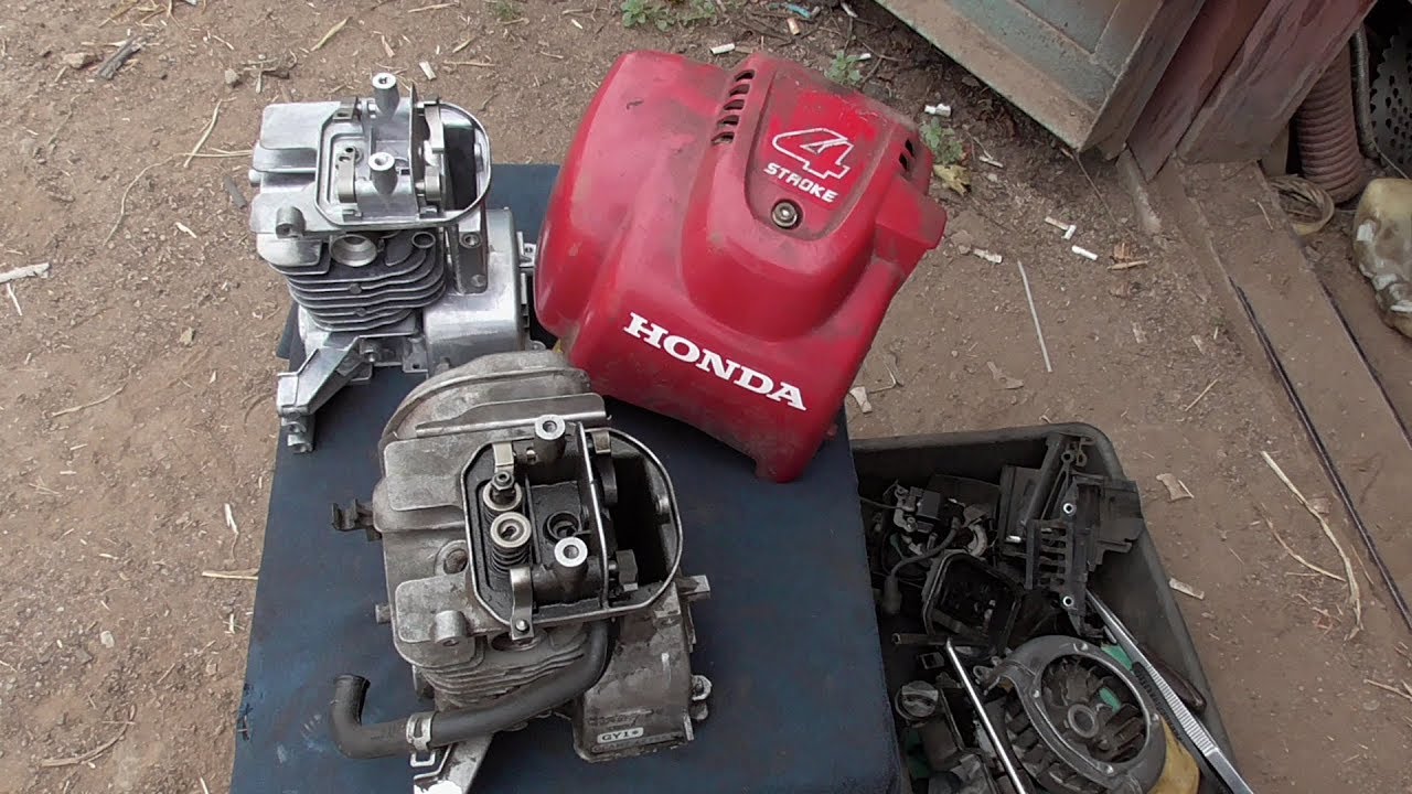 Замена цилиндра мотокоса HONDA GX35 - 4Т