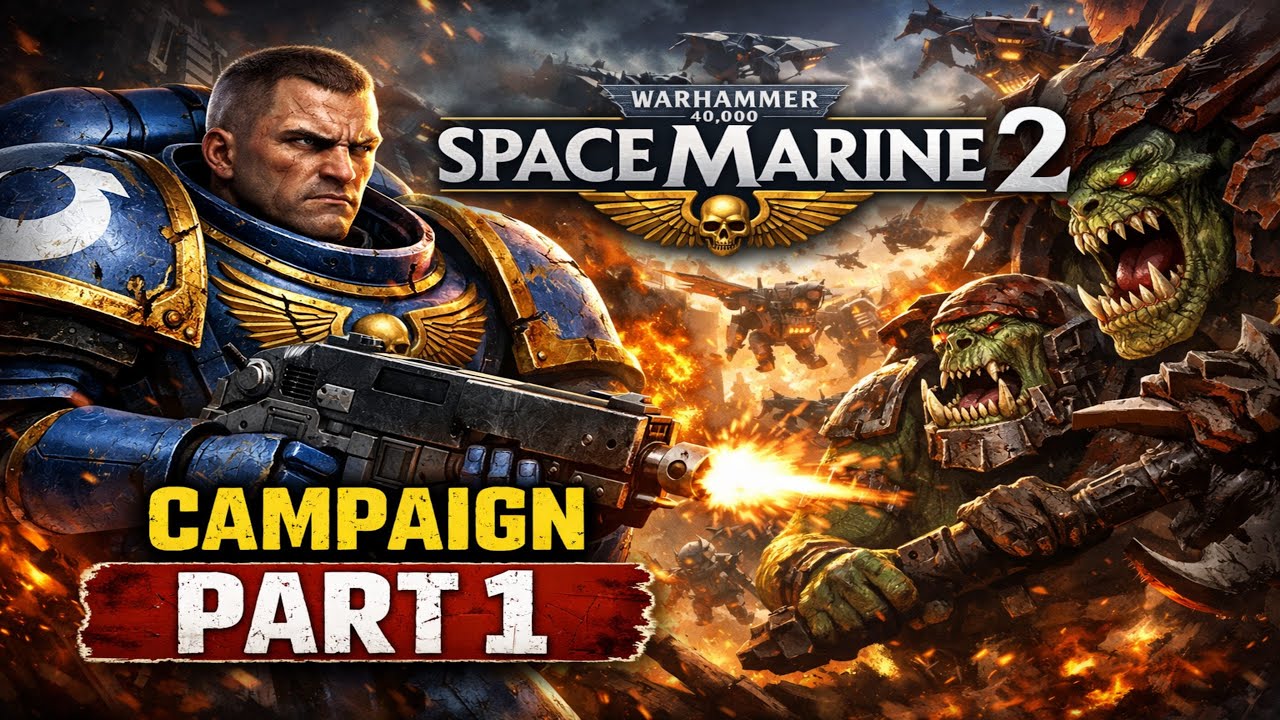 Warhammer 40,000 Space Marine 2 Campaign part 1 [4K No Commentary]