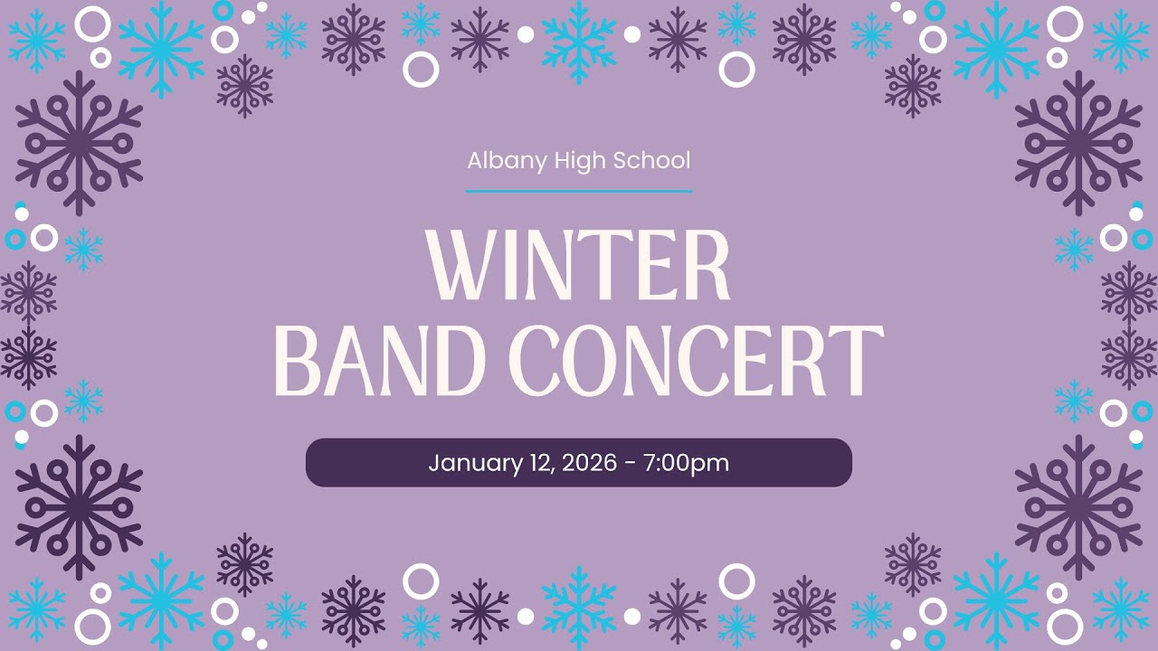 Albany High School Winter Band Concert 2026