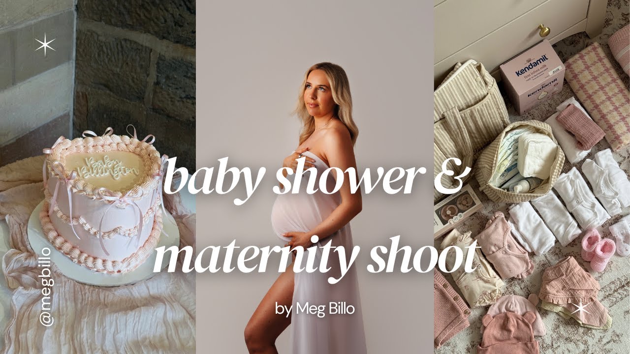 Baby Shower, Maternity Shoot & Hospital Bag Packing!! | meg billo